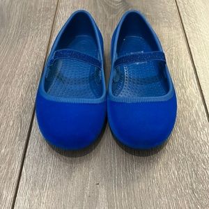 Blue shoes